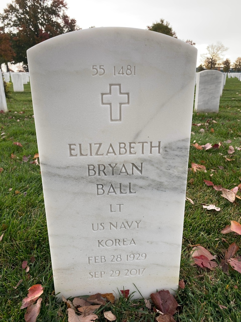 Back of headstone — Joseph Ball