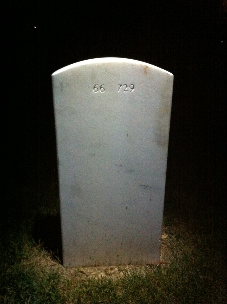 Back of headstone — William Jodeit