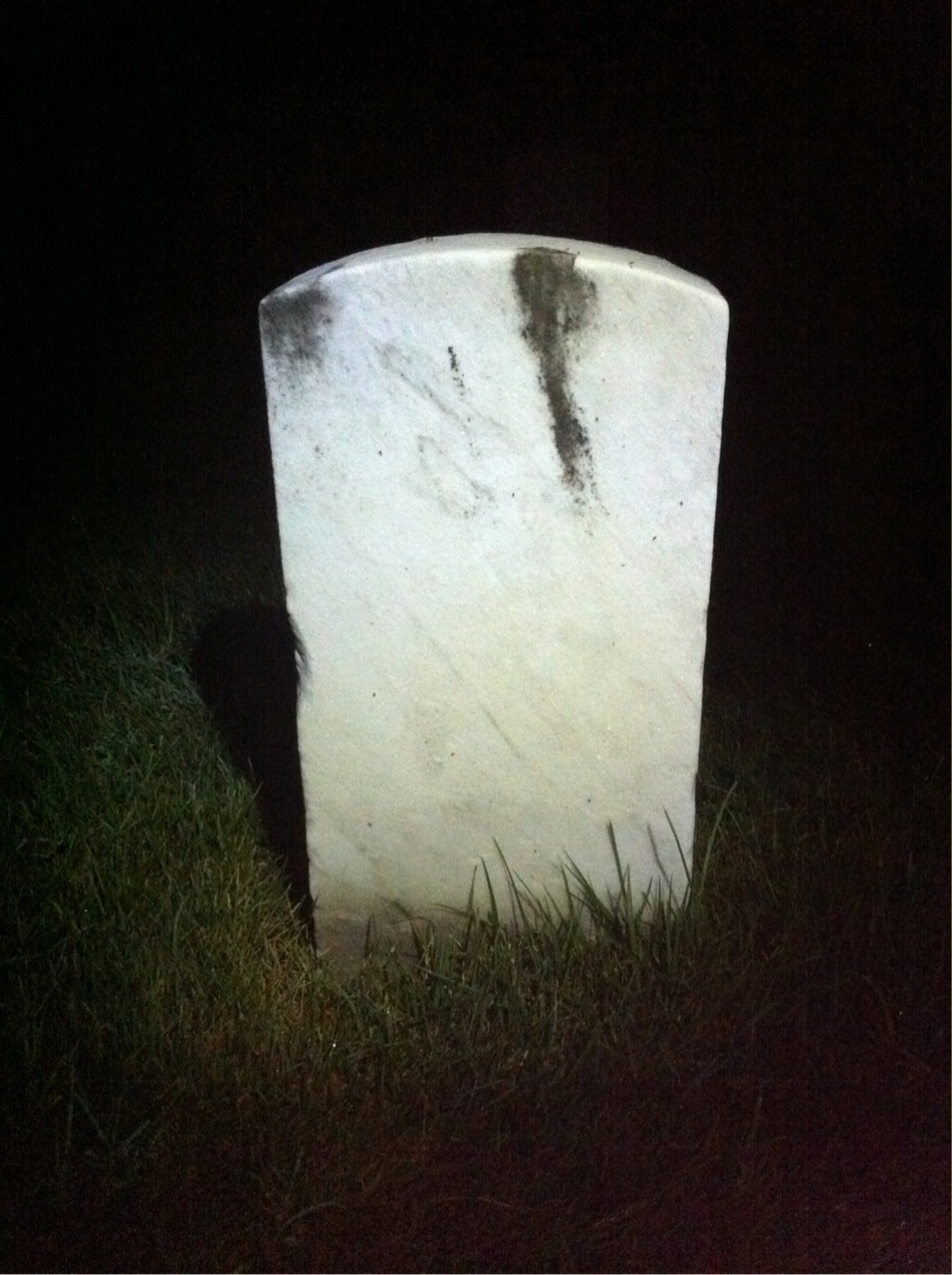 Back of headstone — Samuel Armistead