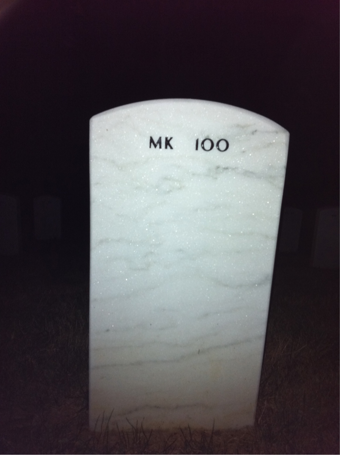 Back of headstone — Donald Scully