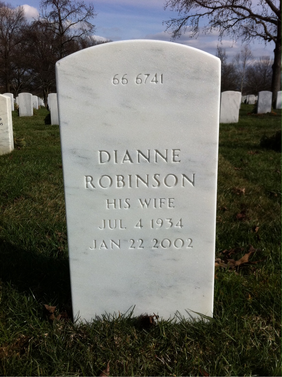Back of headstone — Thomas Minix