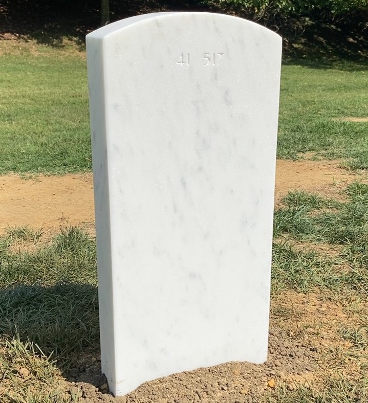 Back of headstone — William Randall Suhre