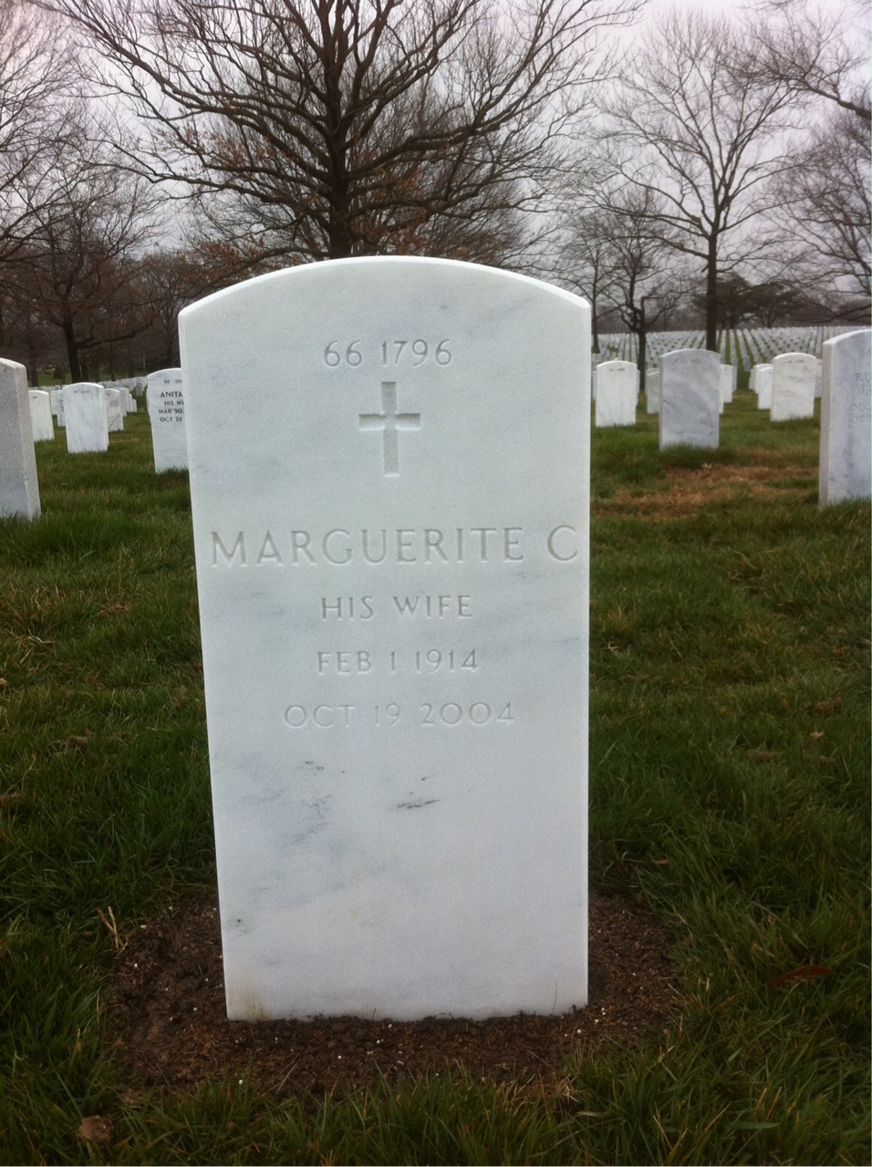 Back of headstone — William Momyer