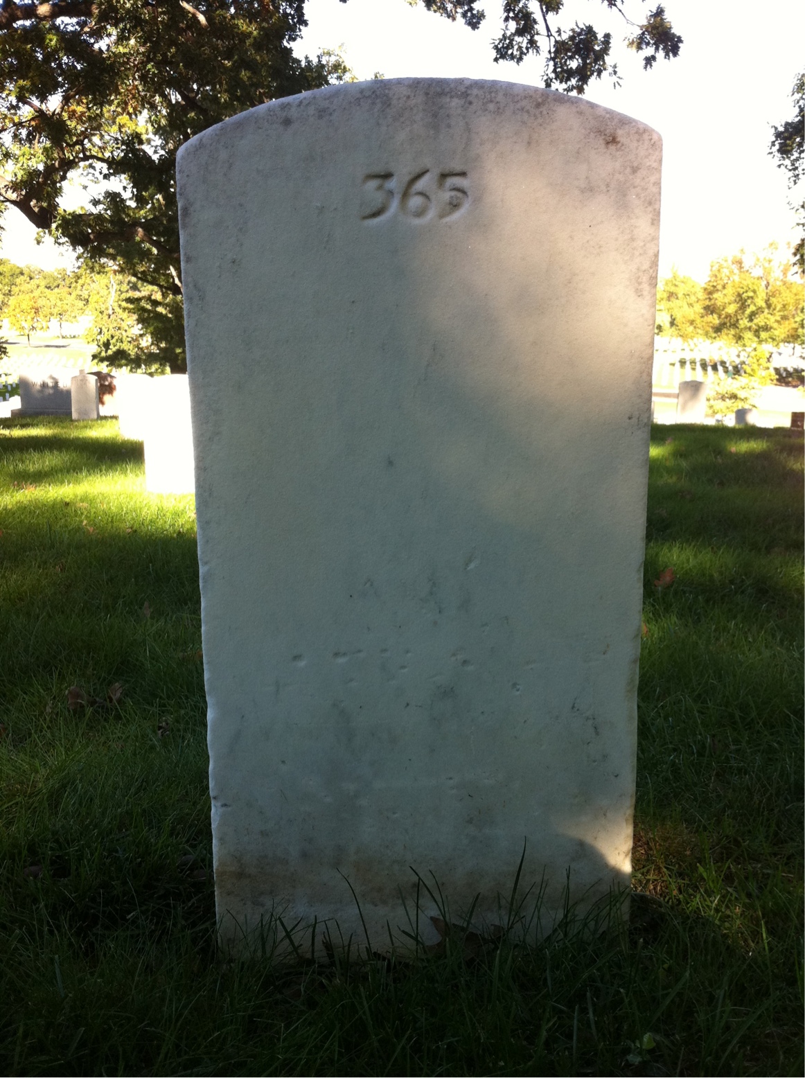 Back of headstone — Robert Conrad