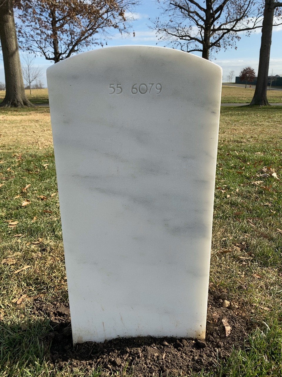Back of headstone — James Milstead