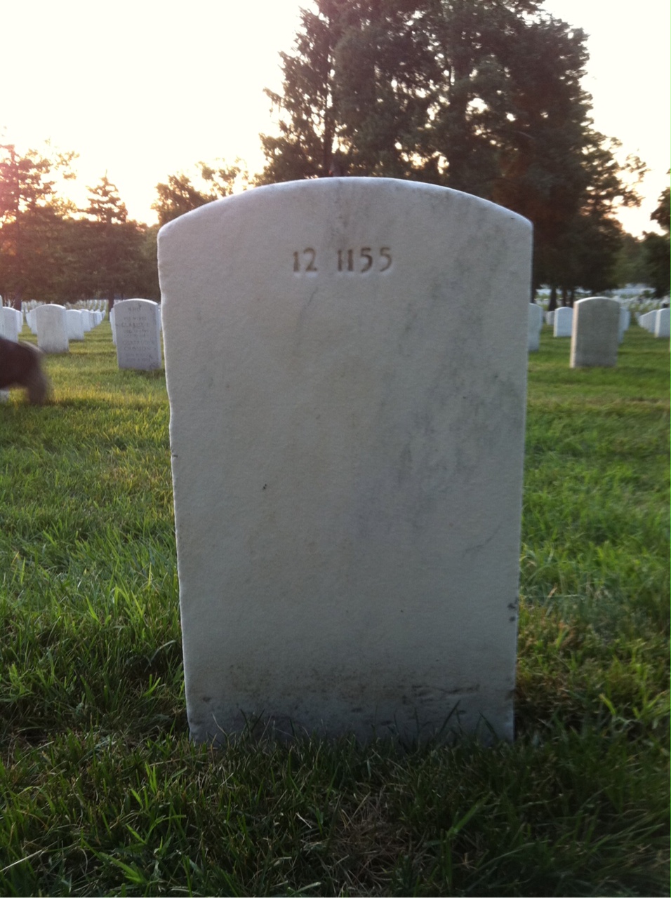 Back of headstone — Joseph Mendoza