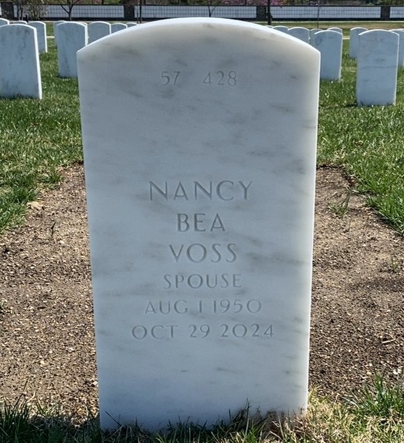 Back of headstone — Alfred Moore