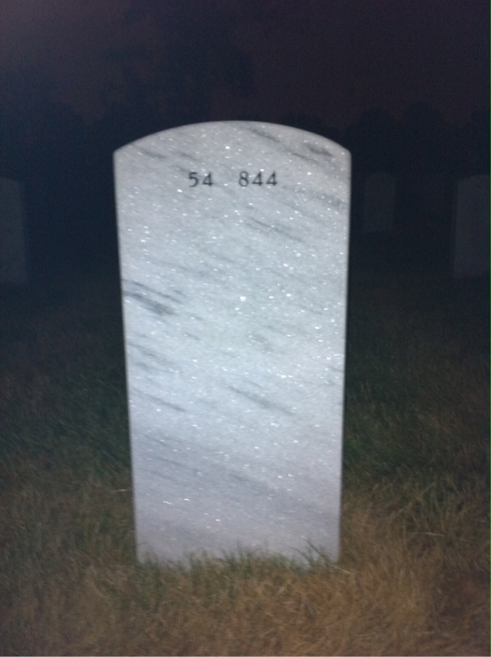 Back of headstone — Herman Murphy