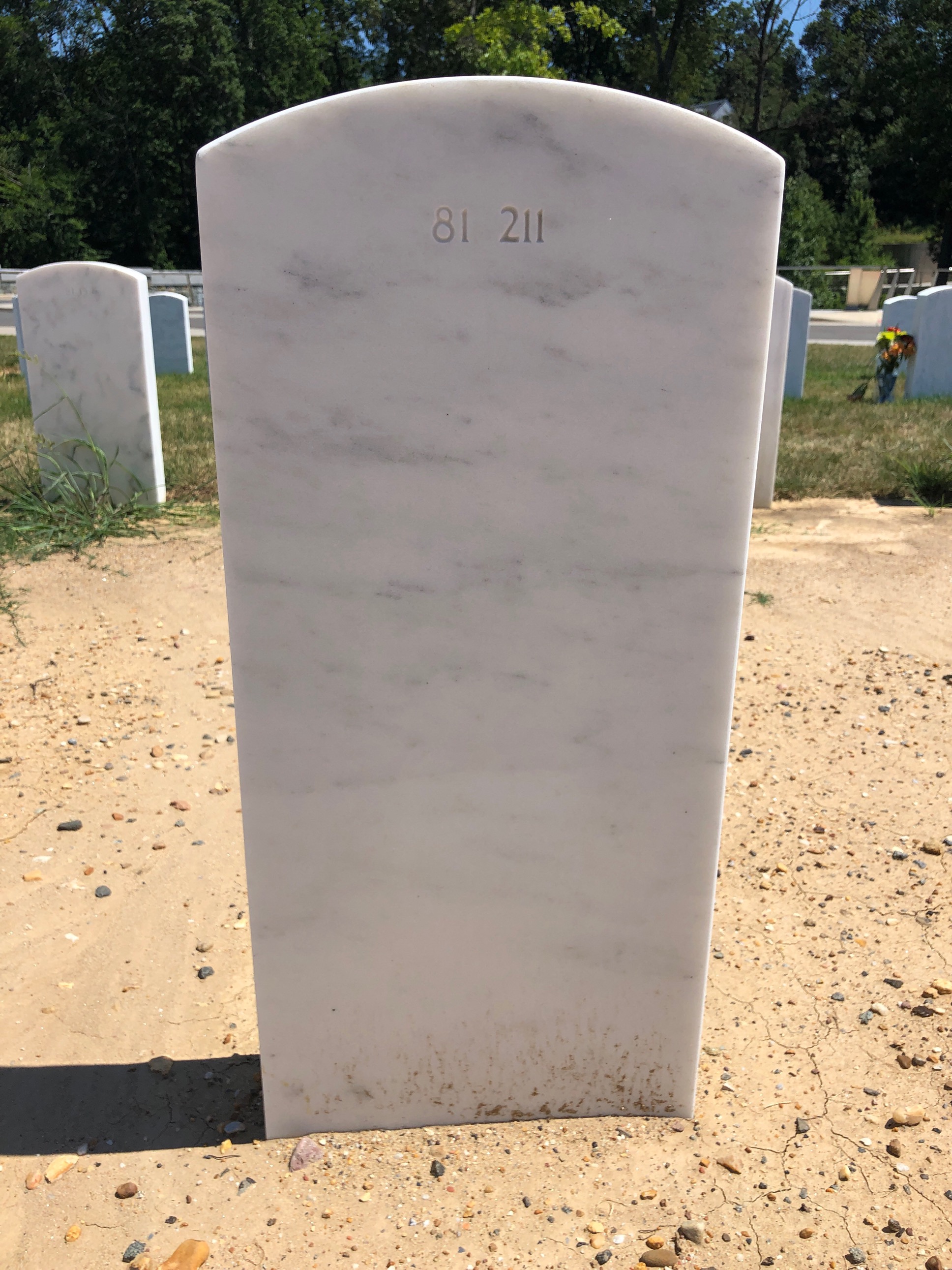 Back of headstone — Renato Arellano