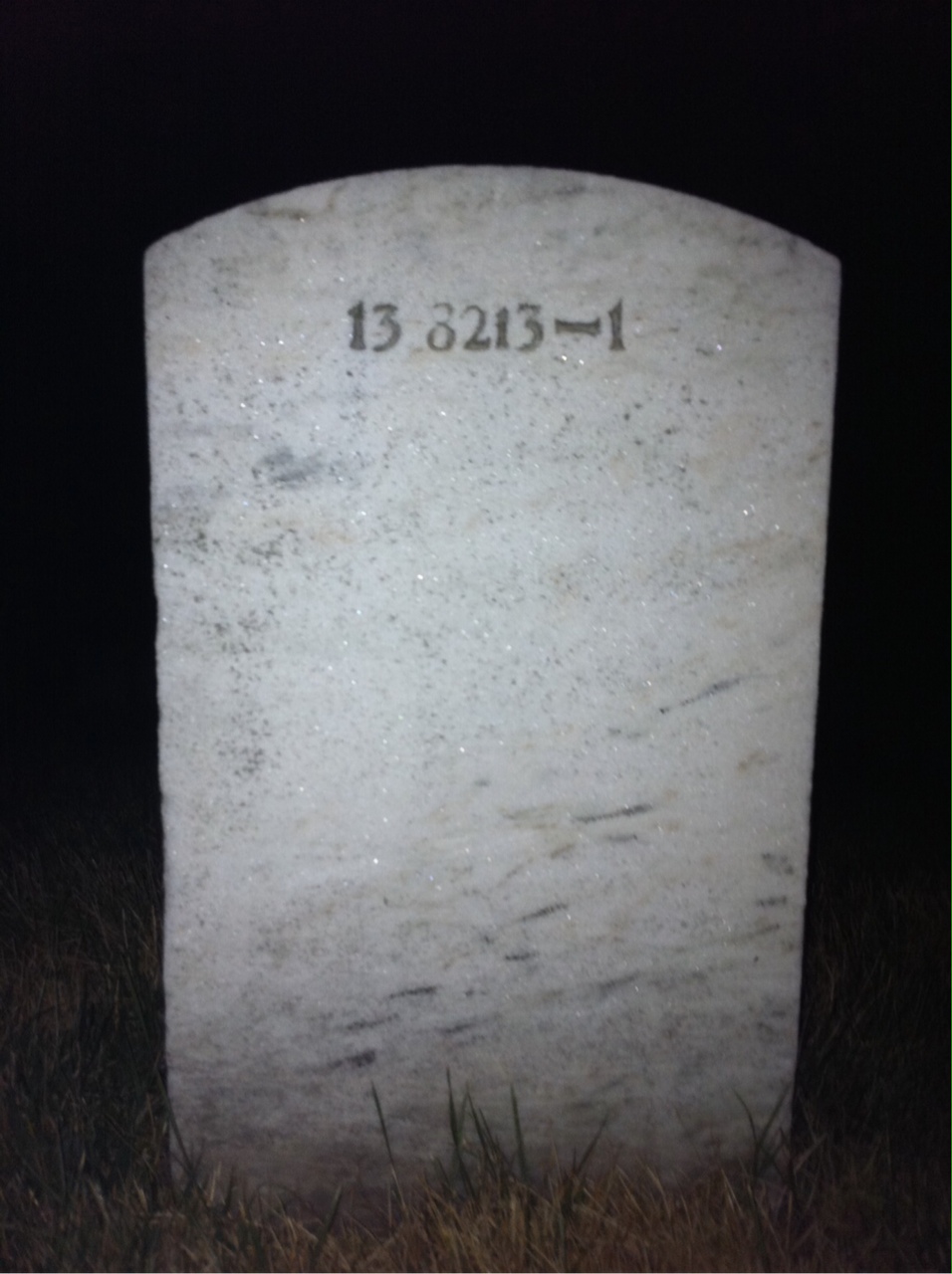 Back of headstone — Clifton Muns