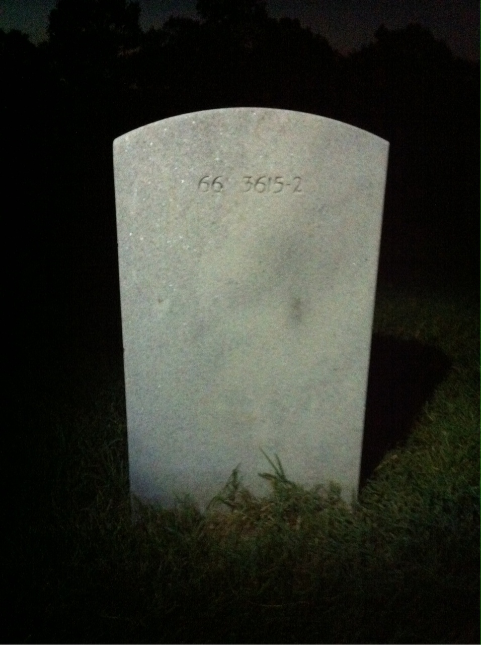 Back of headstone — Timothy Michael Curry
