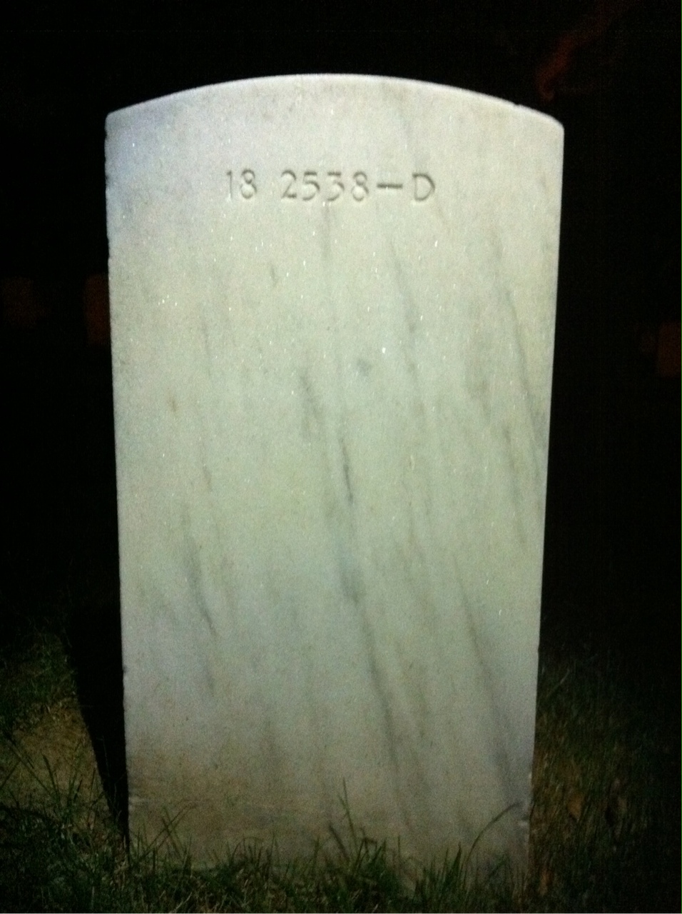Back of headstone — Conita Mckenny