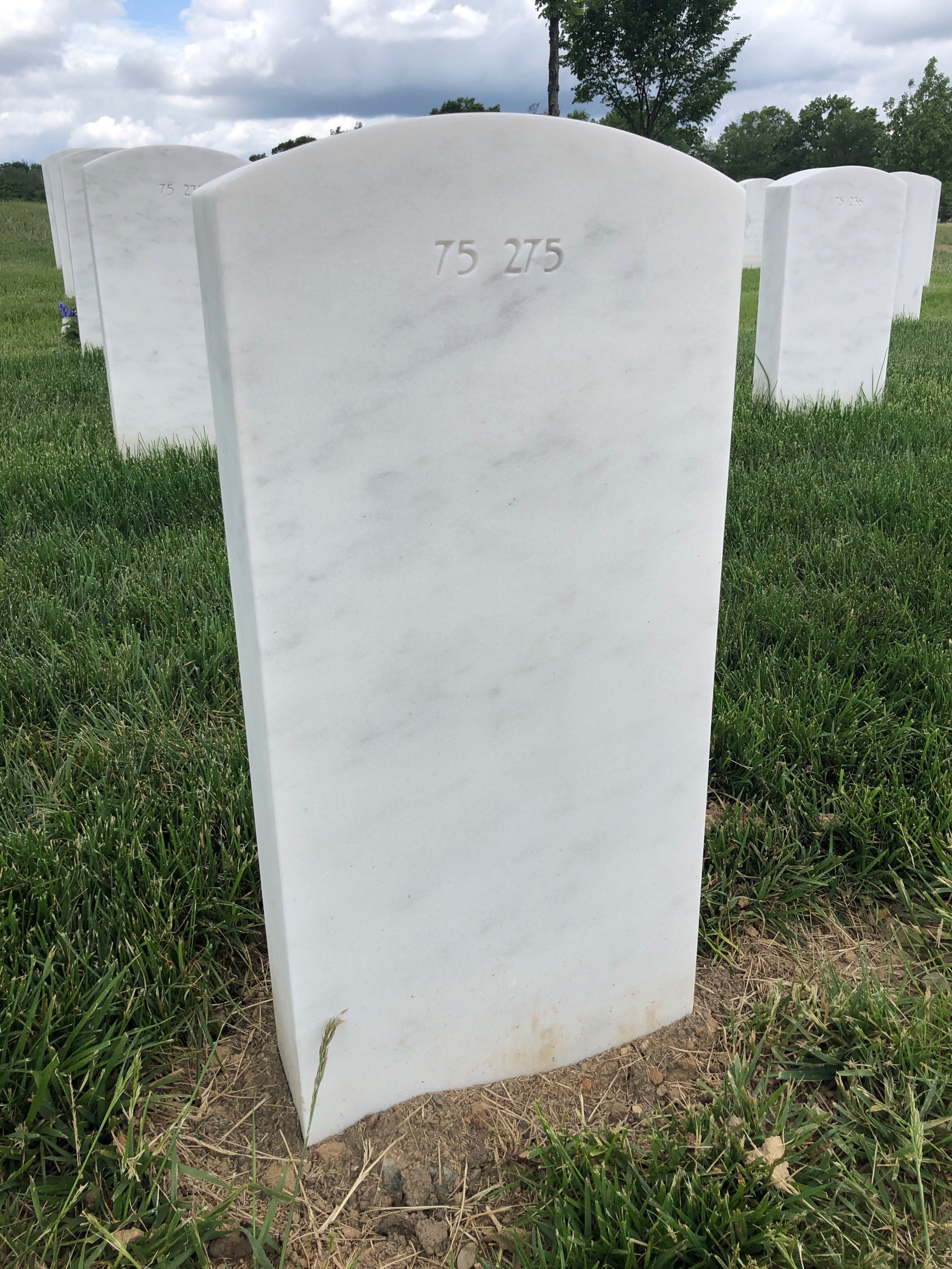 Back of headstone — Wilbur Louis Henderson