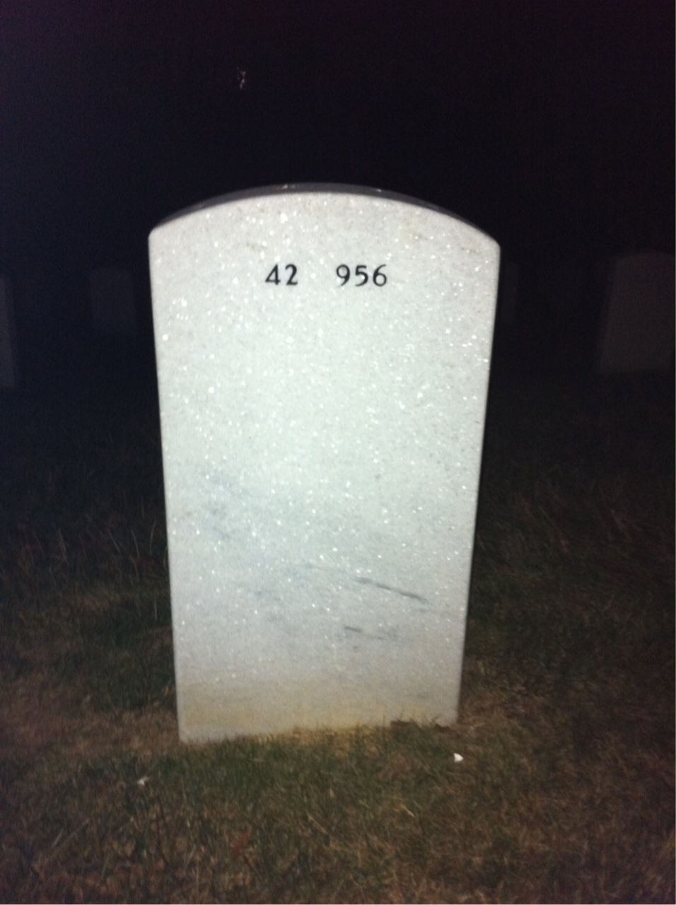 Back of headstone — Samuel Wirrick