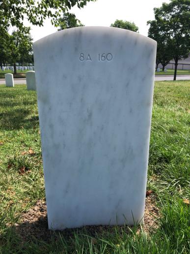 Back of headstone — William James Elander