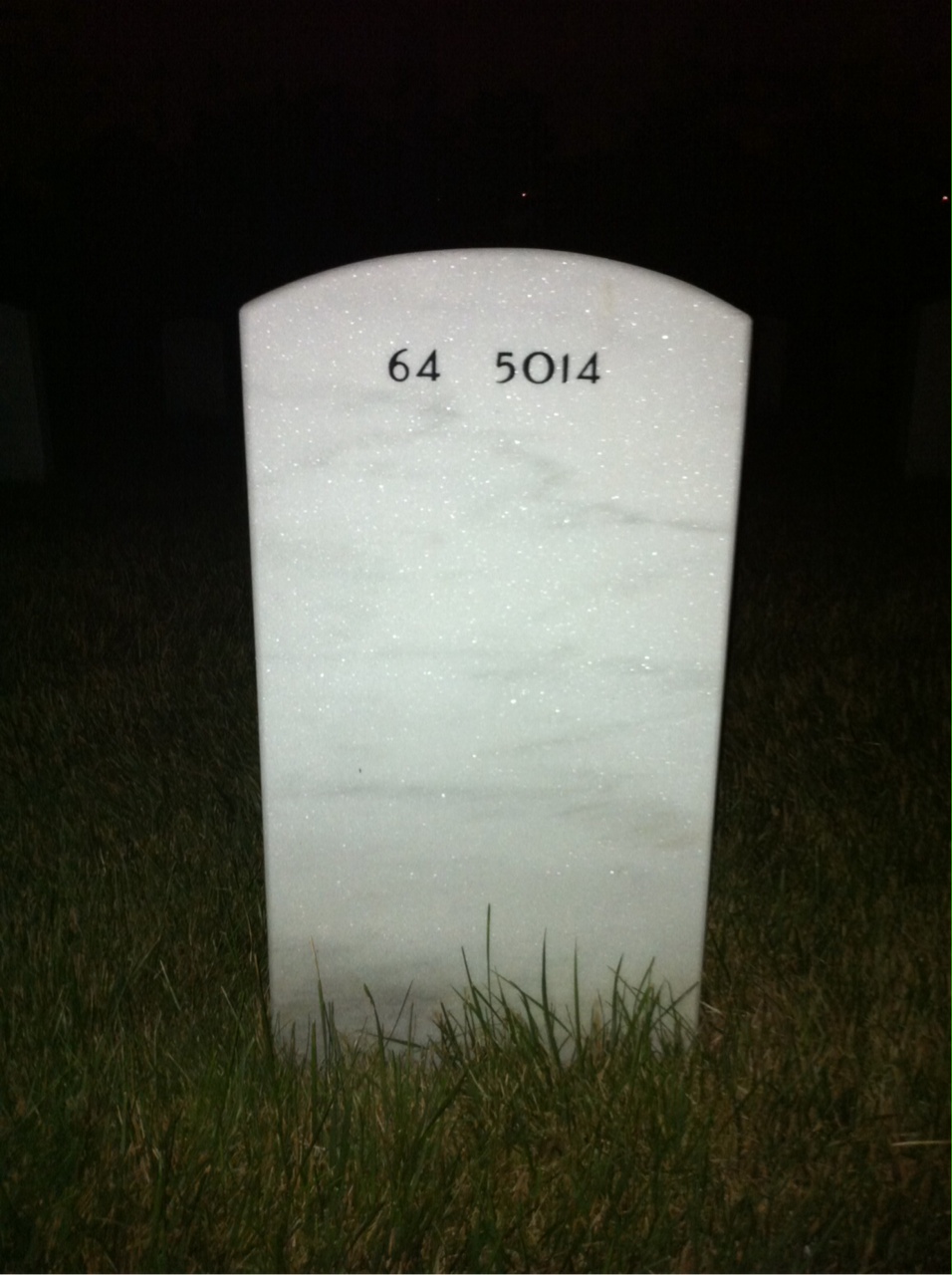 Back of headstone — Edmund Reuter