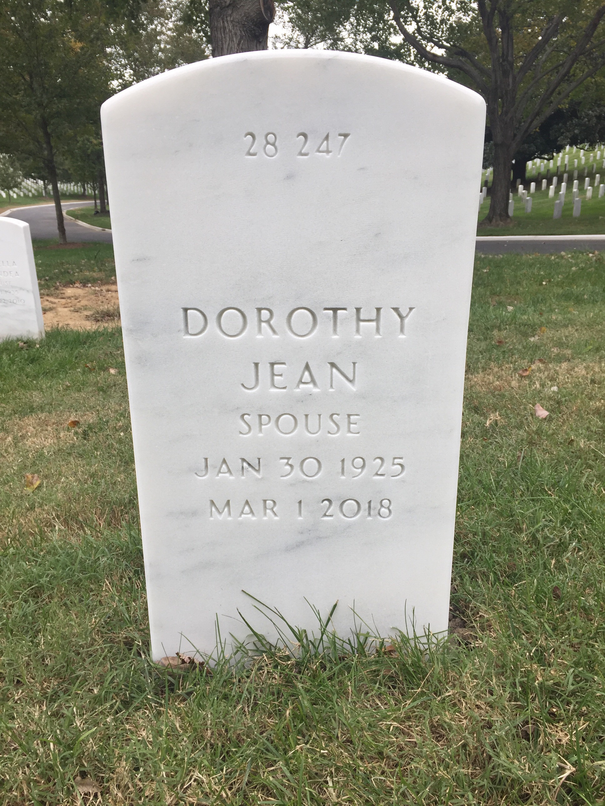 Back of headstone — John Beamon