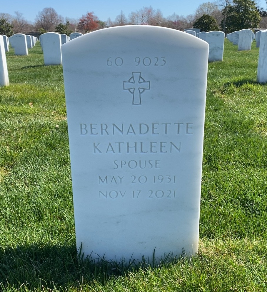 Back of headstone — Clifford Vandivner