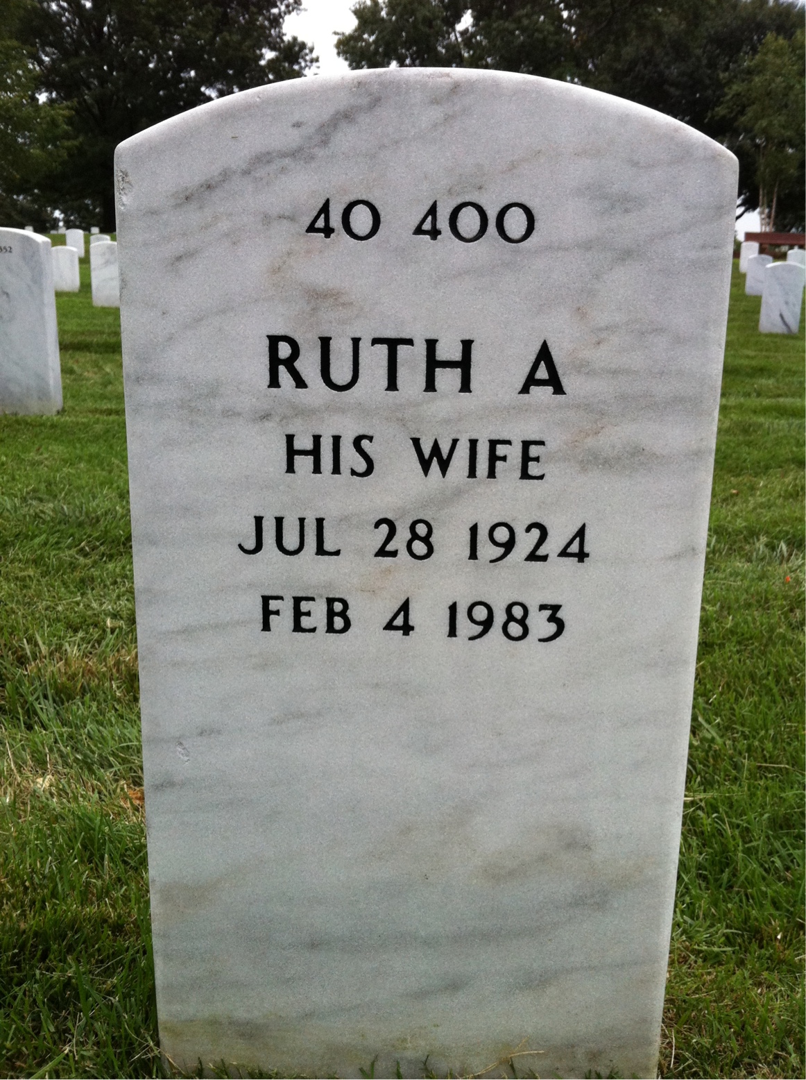 Back of headstone — Sheldon Jordan