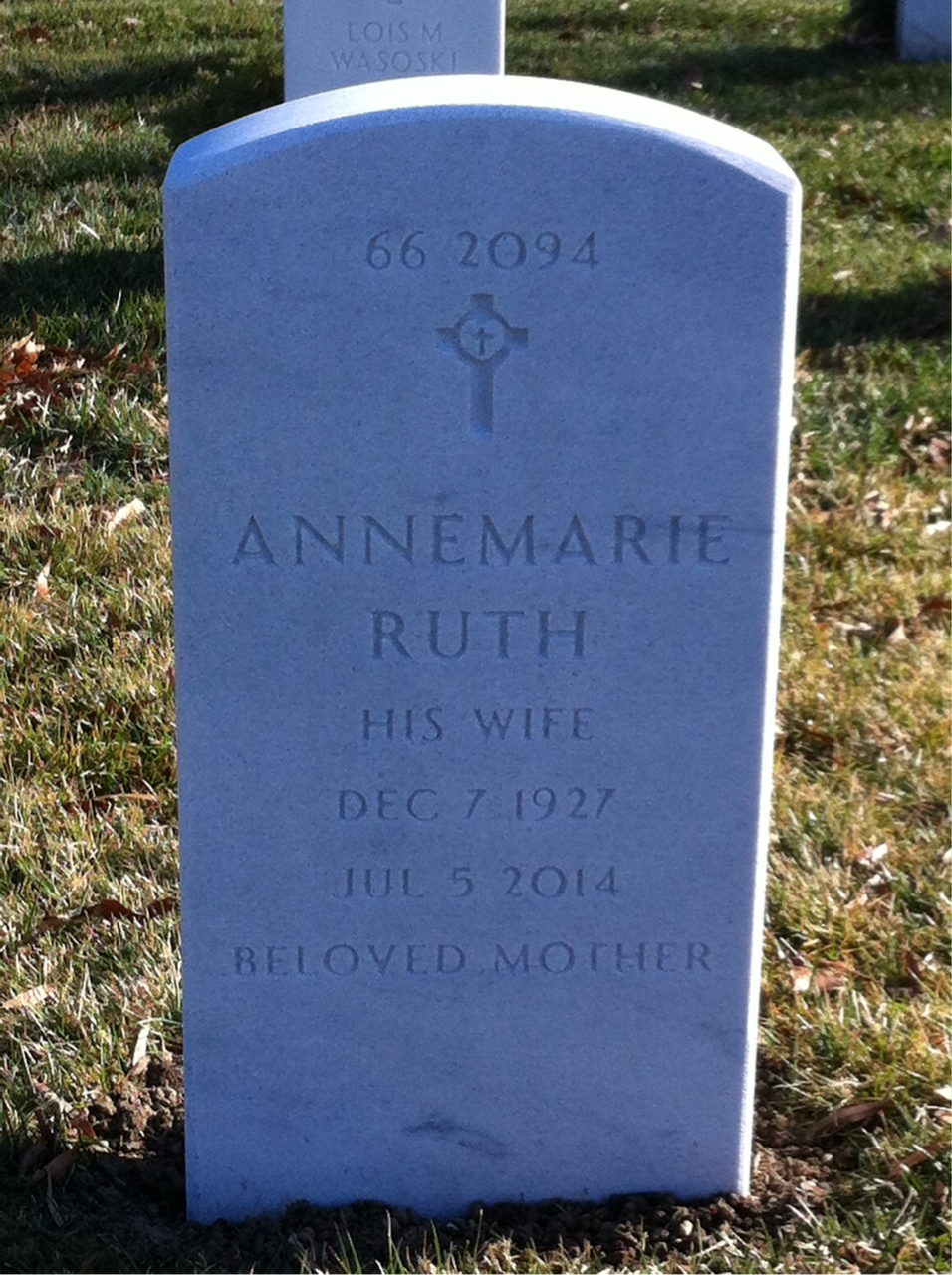 Back of headstone — Raymond Bedrosian