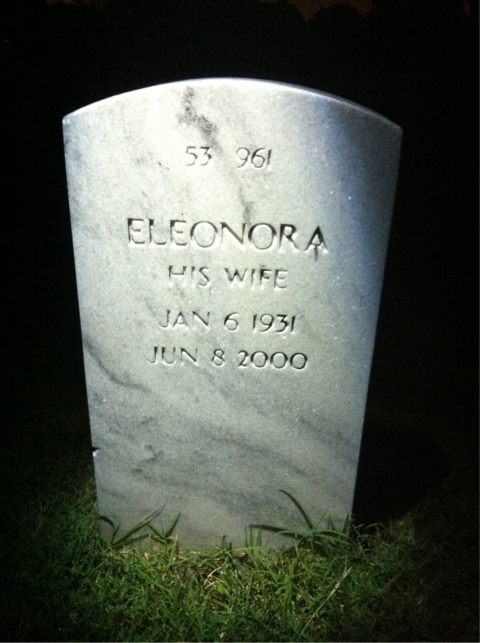 Back of headstone — Robert Morgan