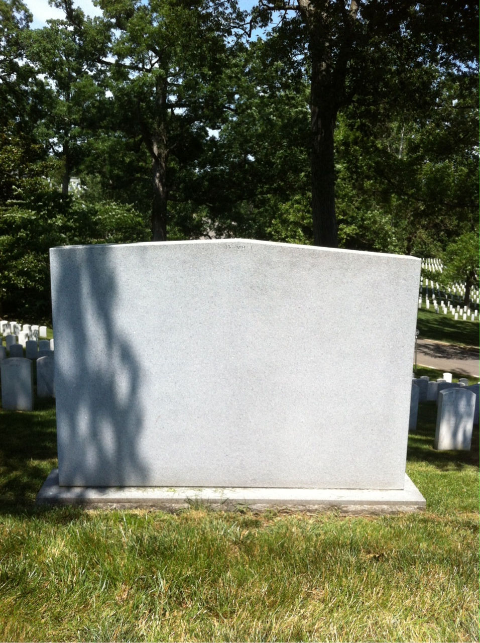 Back of headstone — Stephen A Tisdale