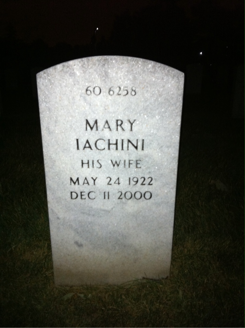 Back of headstone — Robert Holland