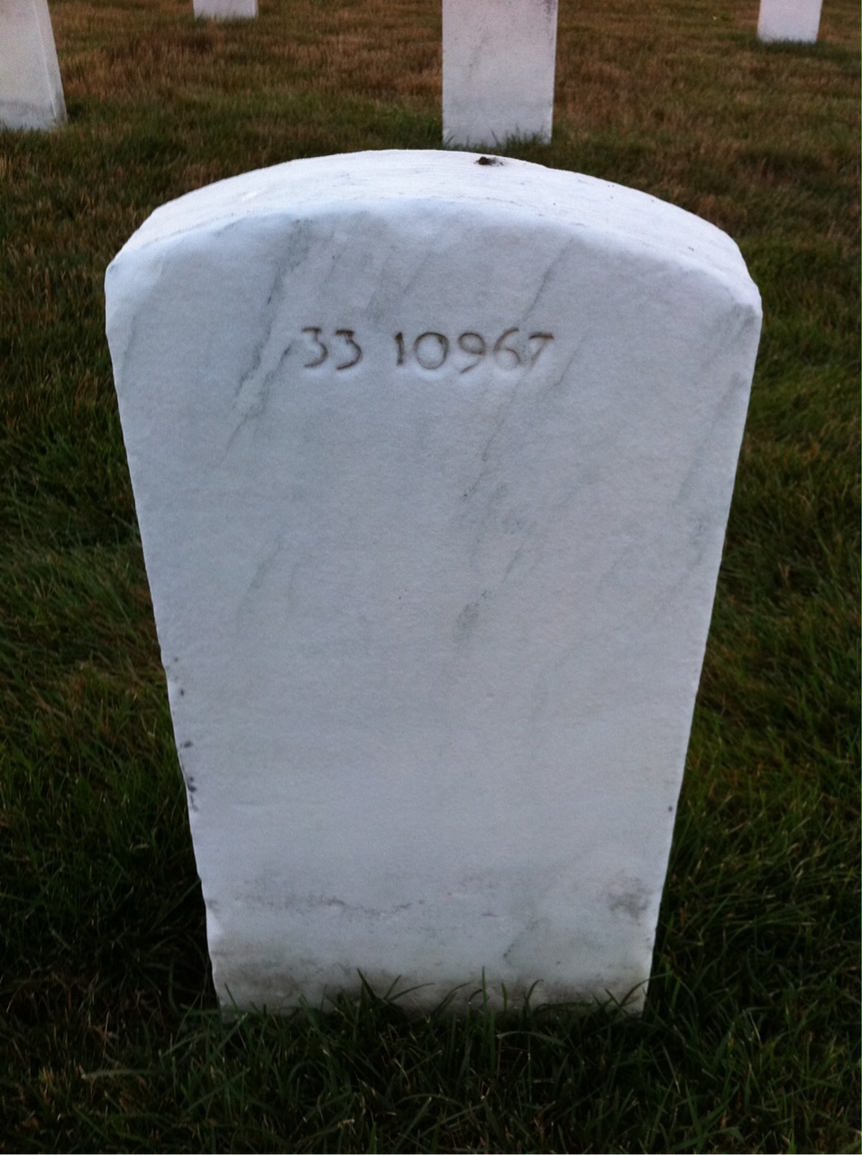 Back of headstone — Eddie Mills