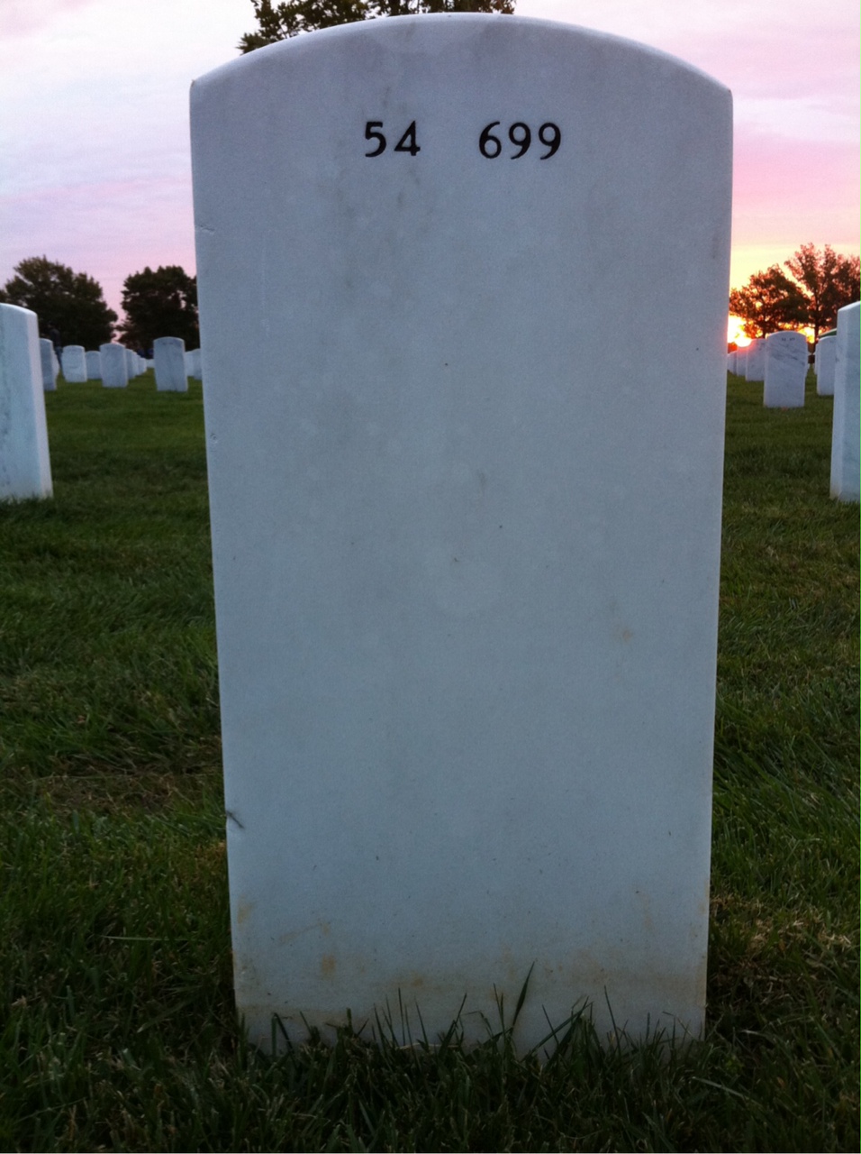 Back of headstone — Bruce Nunn