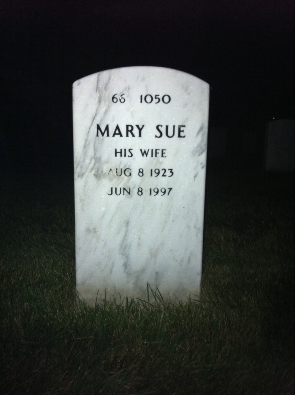 Back of headstone — Lawrence Vanbuskirk