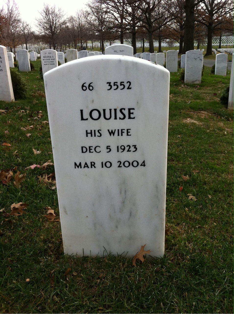Back of headstone — Robert Thurston