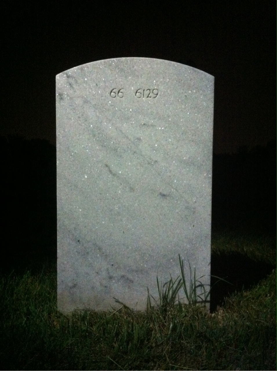Back of headstone — William Arthur Smith
