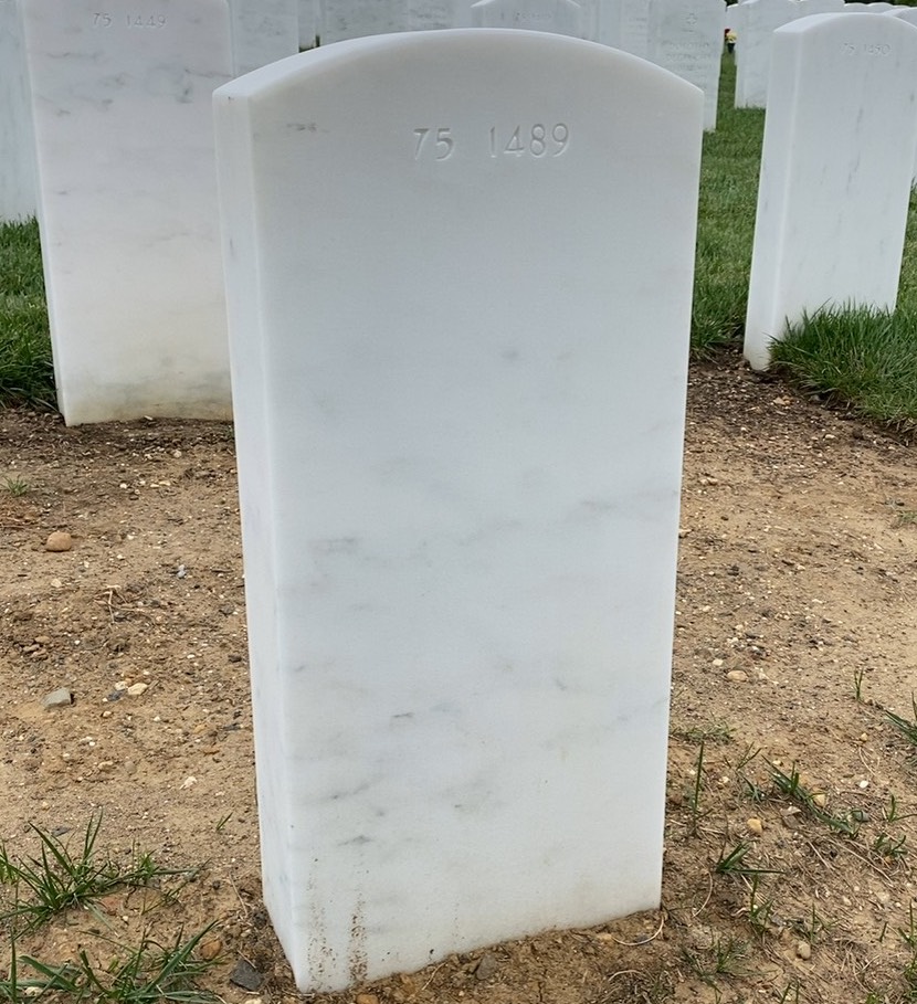 Back of headstone — Vernon Shirley Lunt