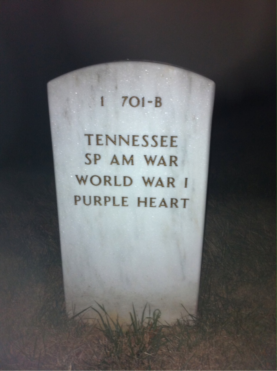 Headstone of Allen J. Greer