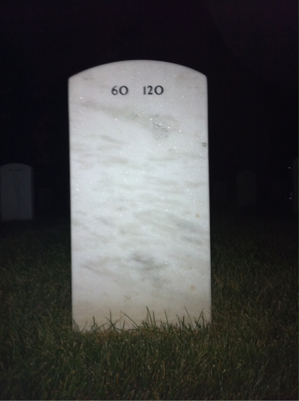Back of headstone — John Barab