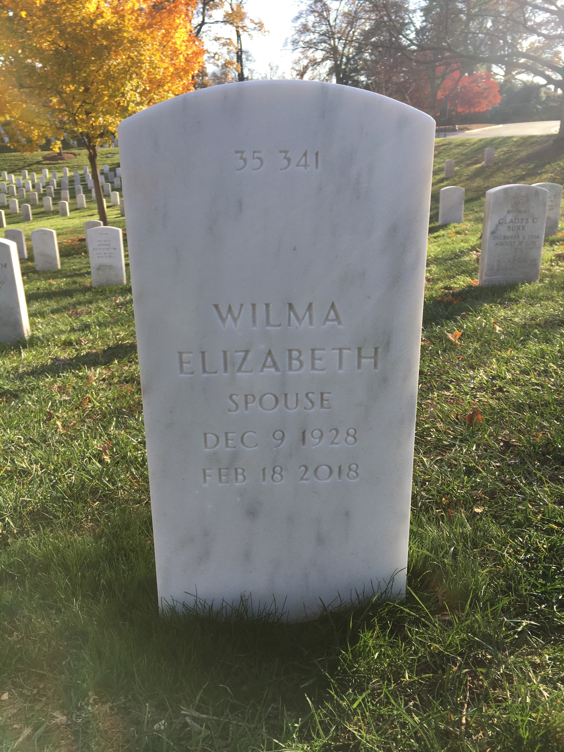 Back of headstone — William Bailey