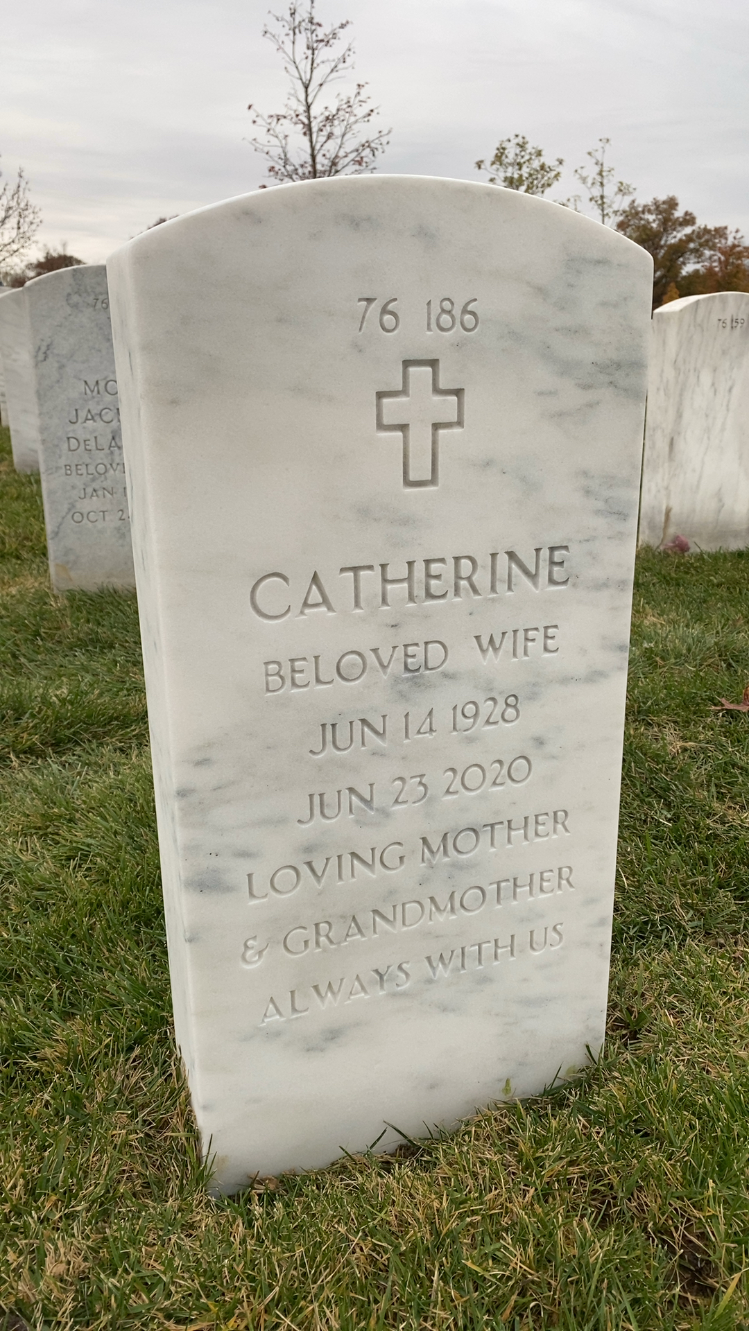 Back of headstone — Robert Amiss