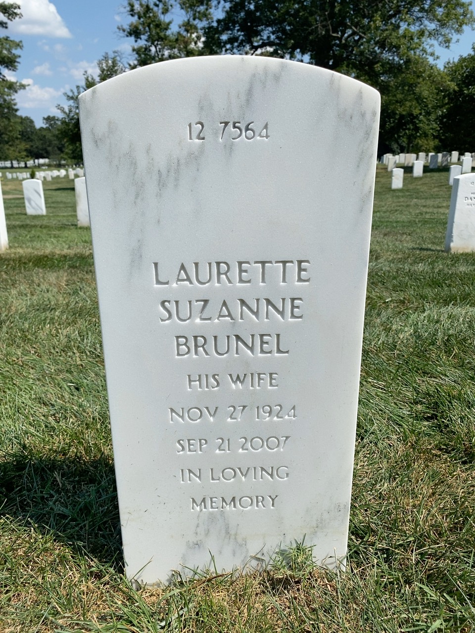 Back of headstone — James Lucid
