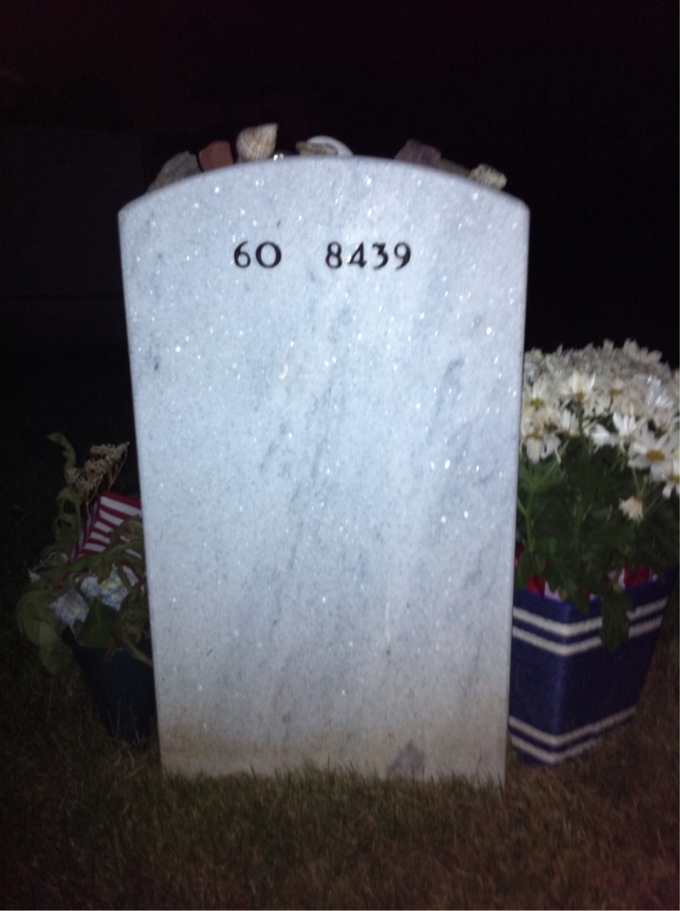 Back of headstone — Alexander Moore Bayer