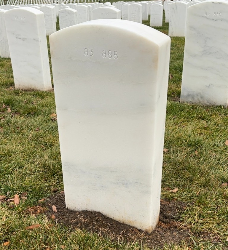 Back of headstone — George Cunkelman