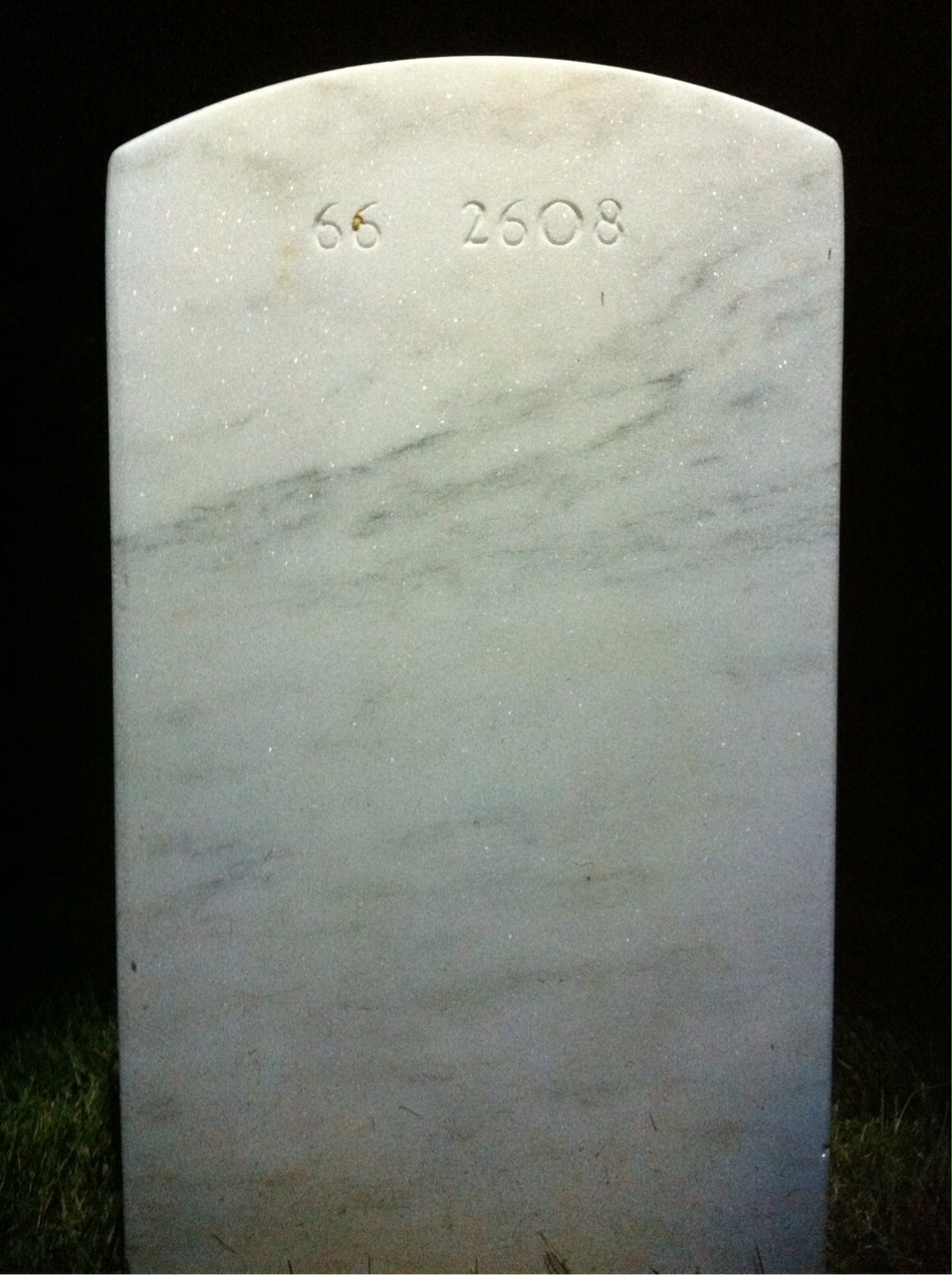 Back of headstone — Daryle Tripp
