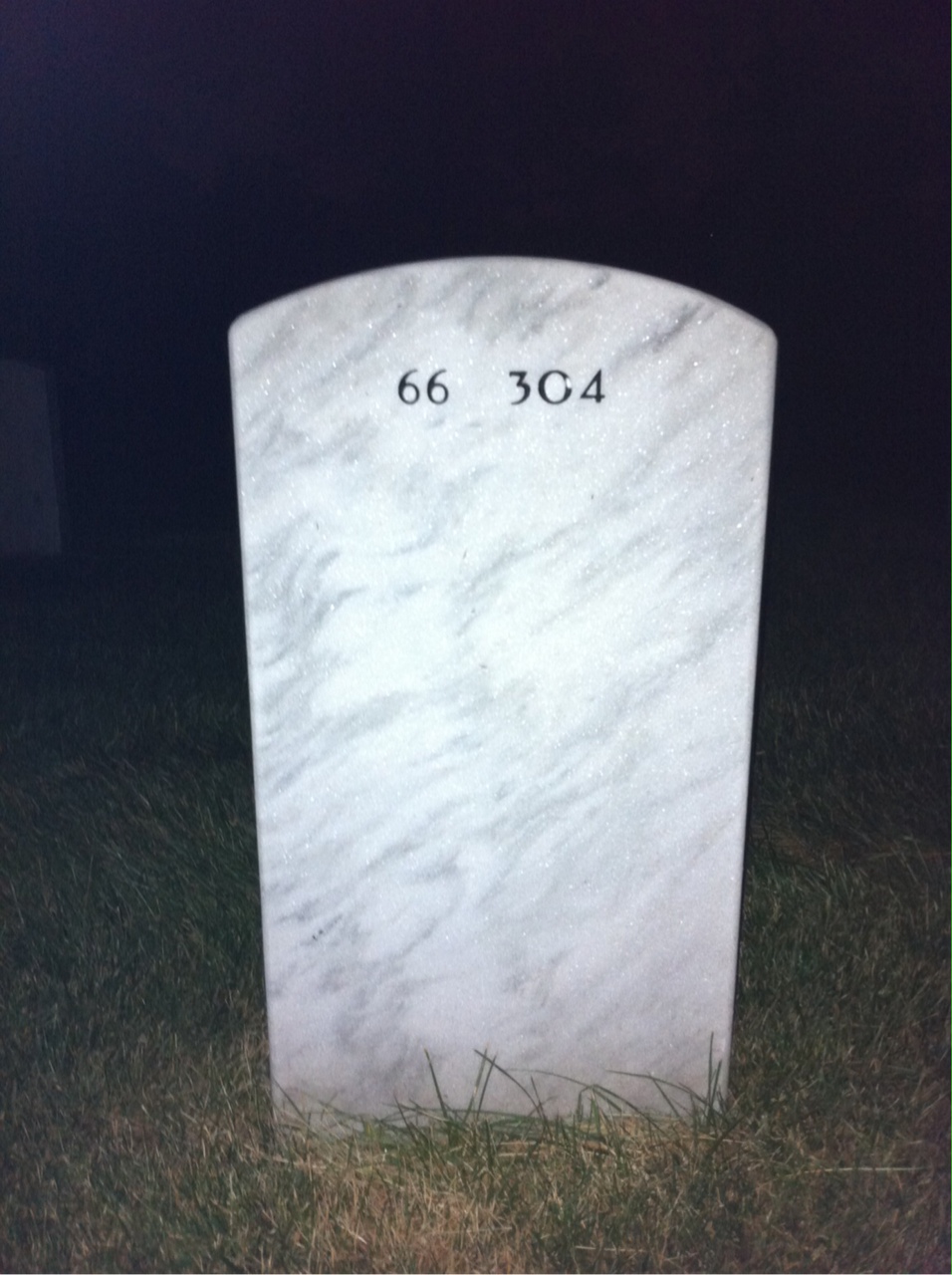 Back of headstone — Richard Martin