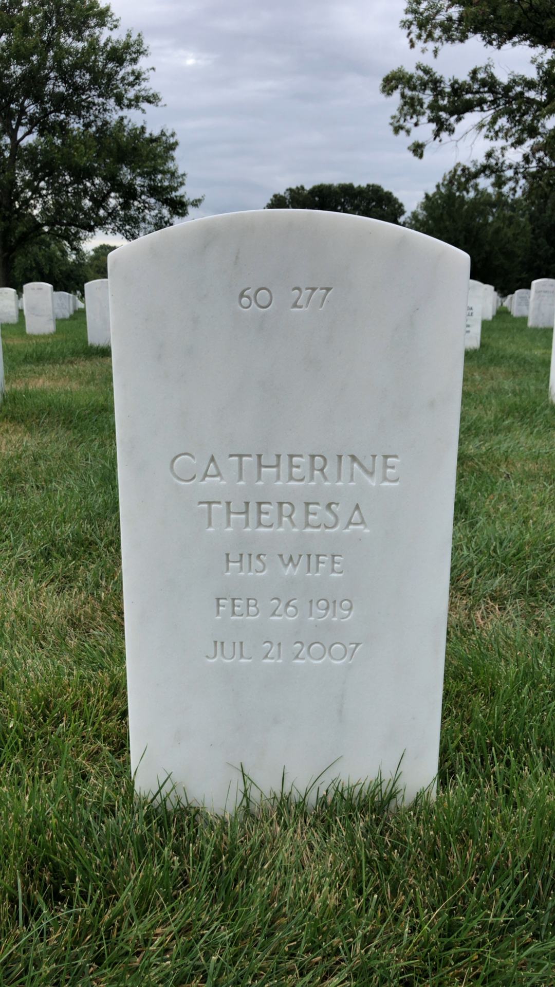 Back of headstone — Robert Byrne