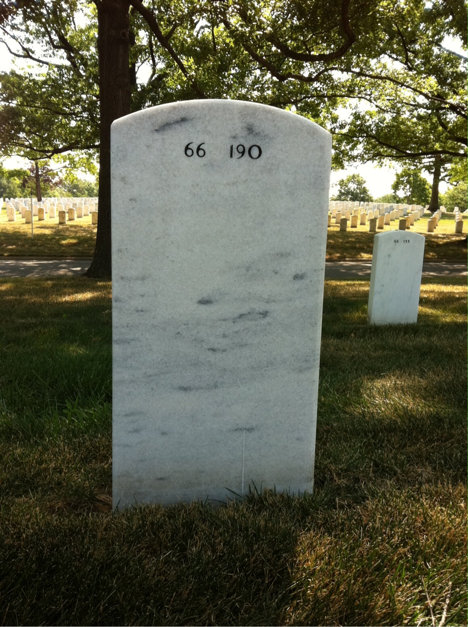 Back of headstone — Gordon Engquist