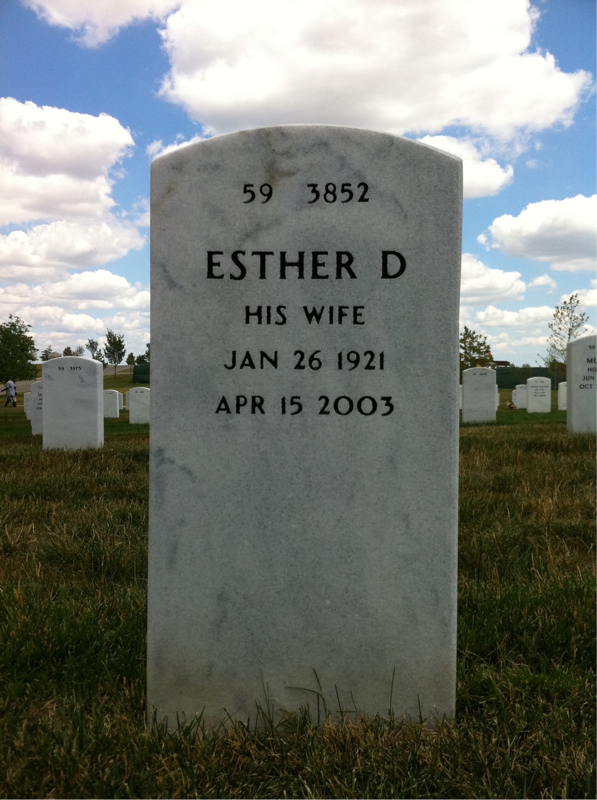 Back of headstone — Malcolm Brannen