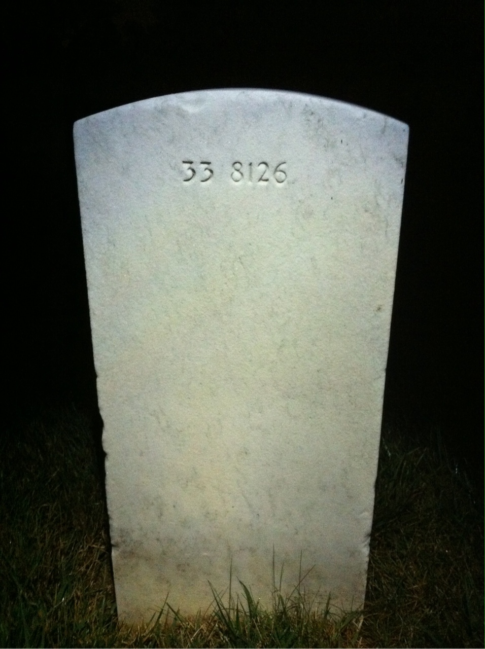 Back of headstone — Dorothy Moore
