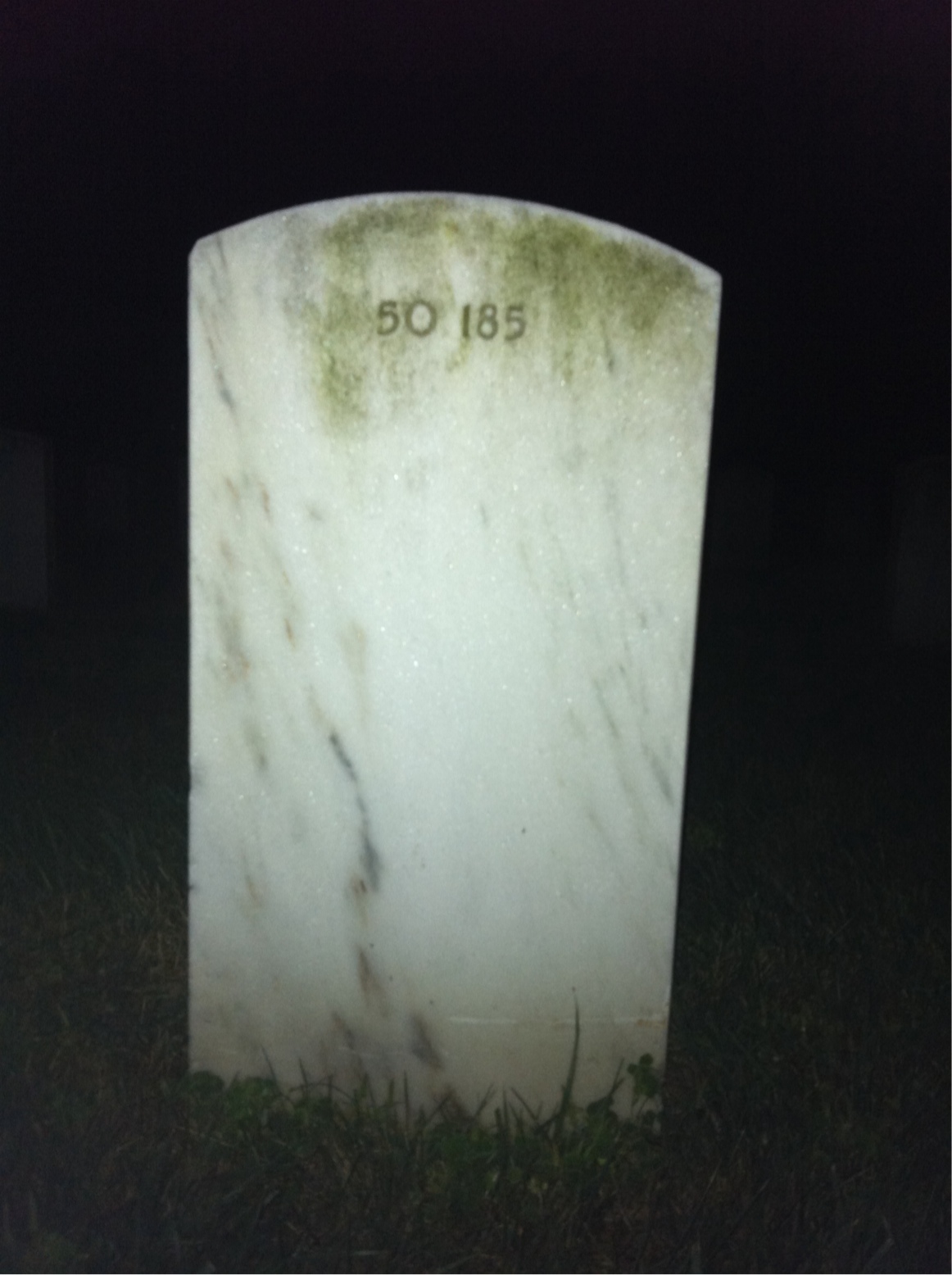 Back of headstone — Joao Alves