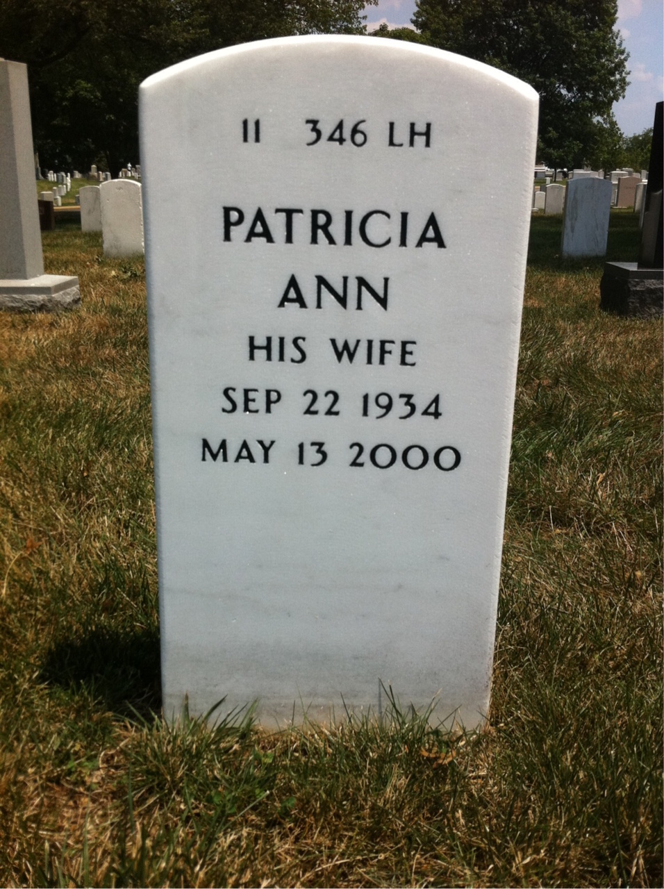Back of headstone — William Bieler