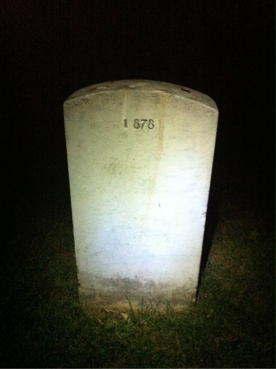 Back of headstone — Rena Andrews