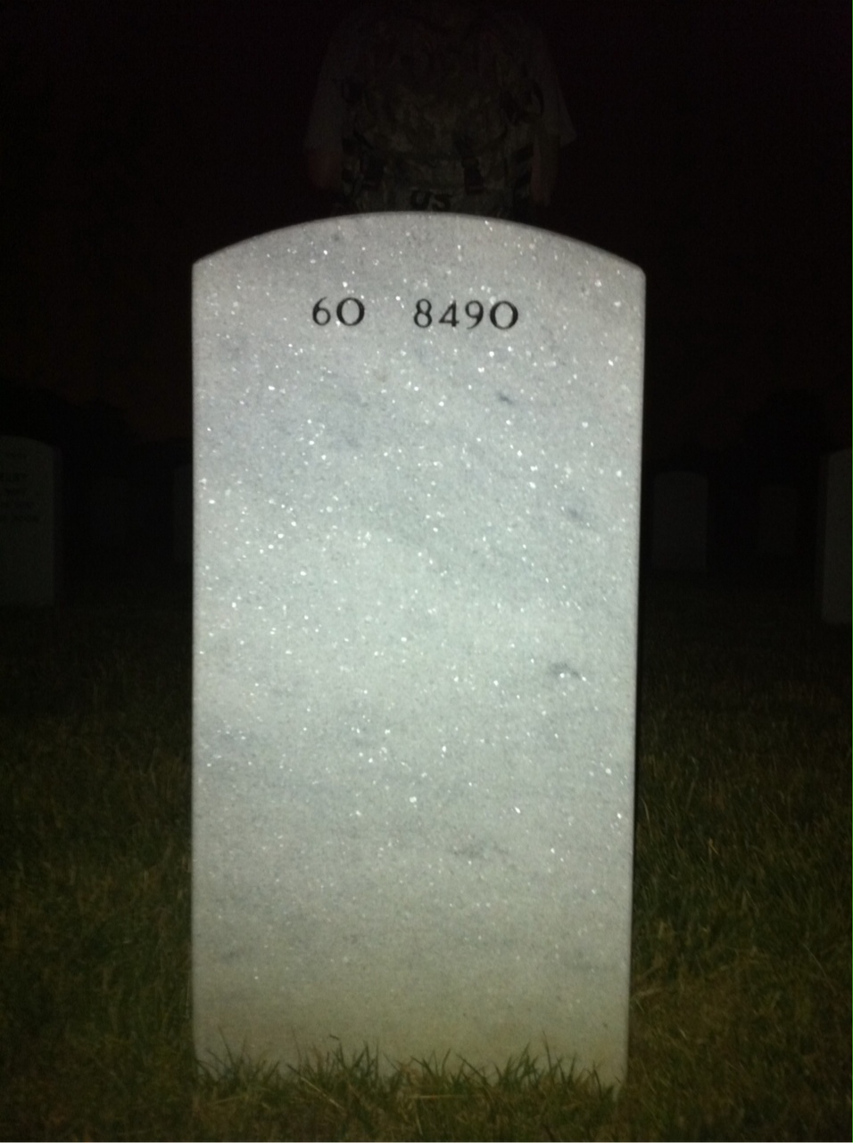 Back of headstone — Bartley Spruill